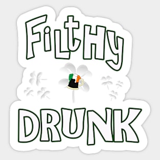 Funny St Patricks Day Shirt Sticker